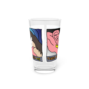 Tinder Surprise Pint Glass