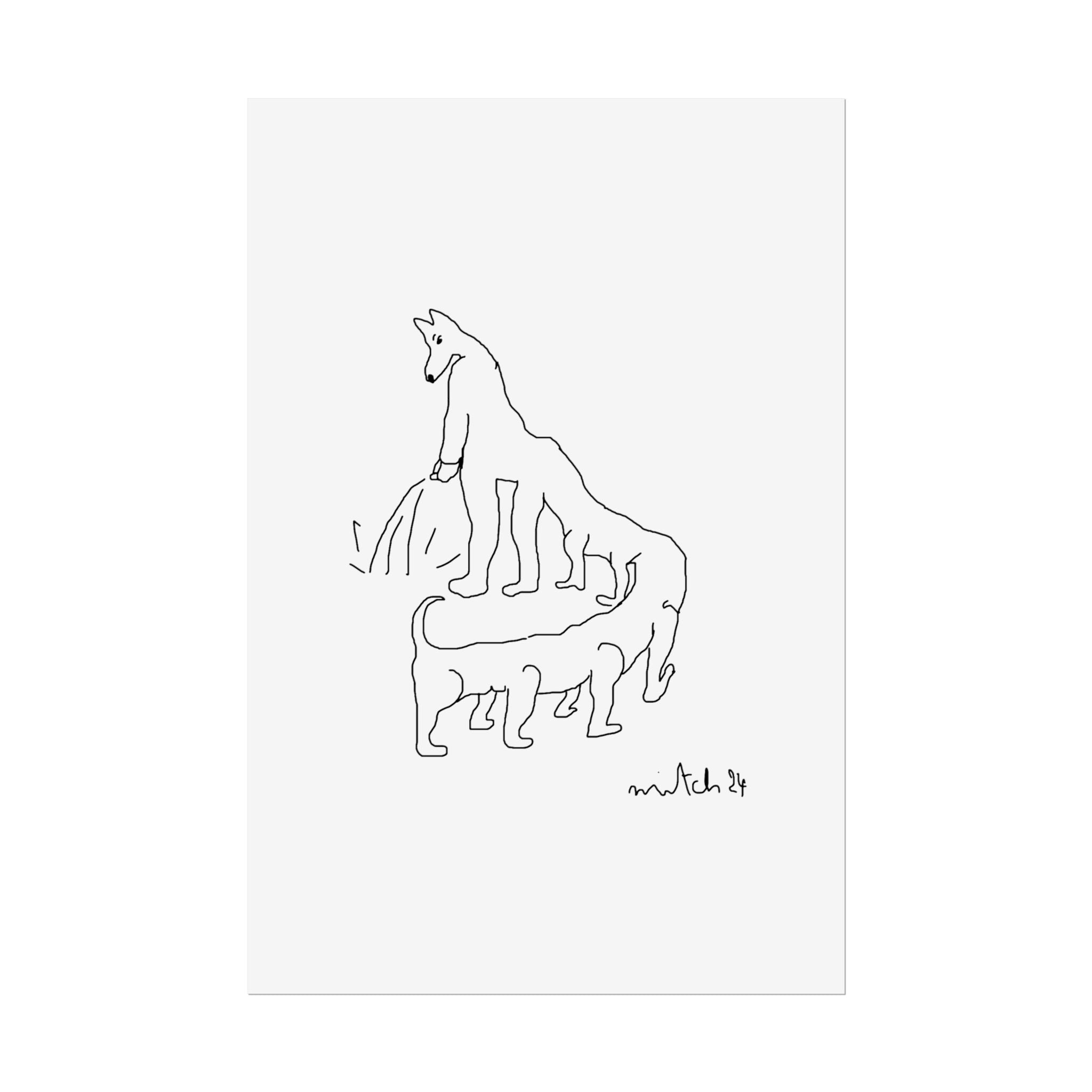 Canine Centipede Poster