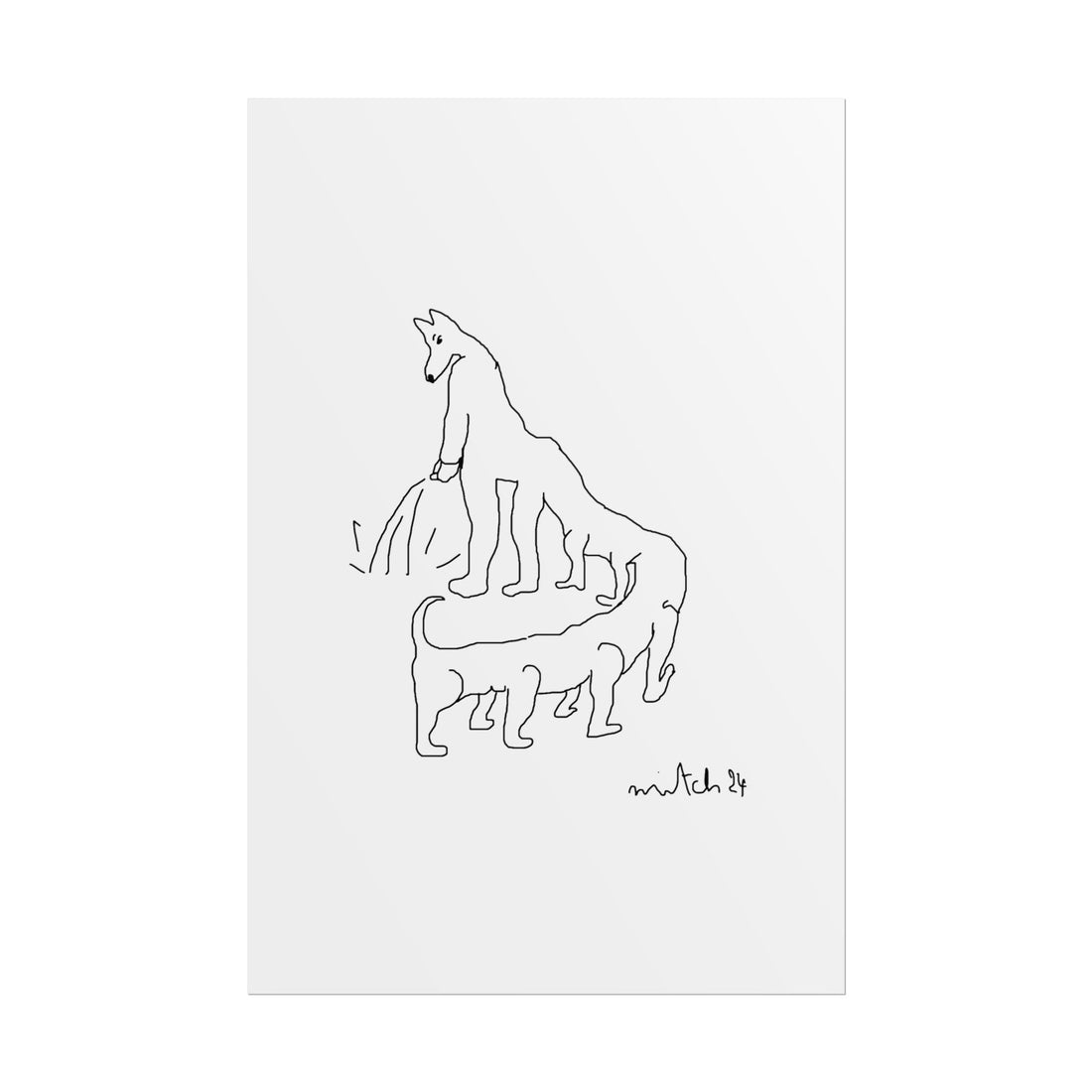 Canine Centipede Poster