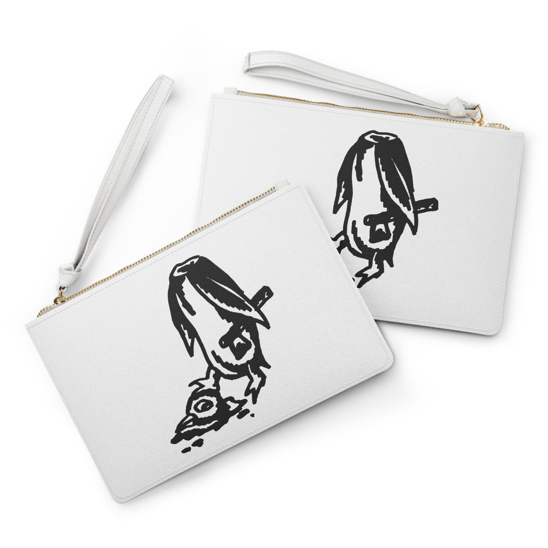 Headless Penguin Clutch Bag