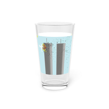 Twin Towers Pint Glass