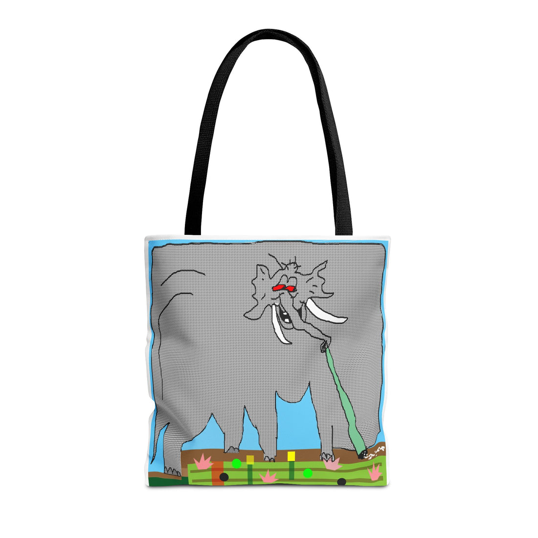 Snorting Elephant Tote Bag