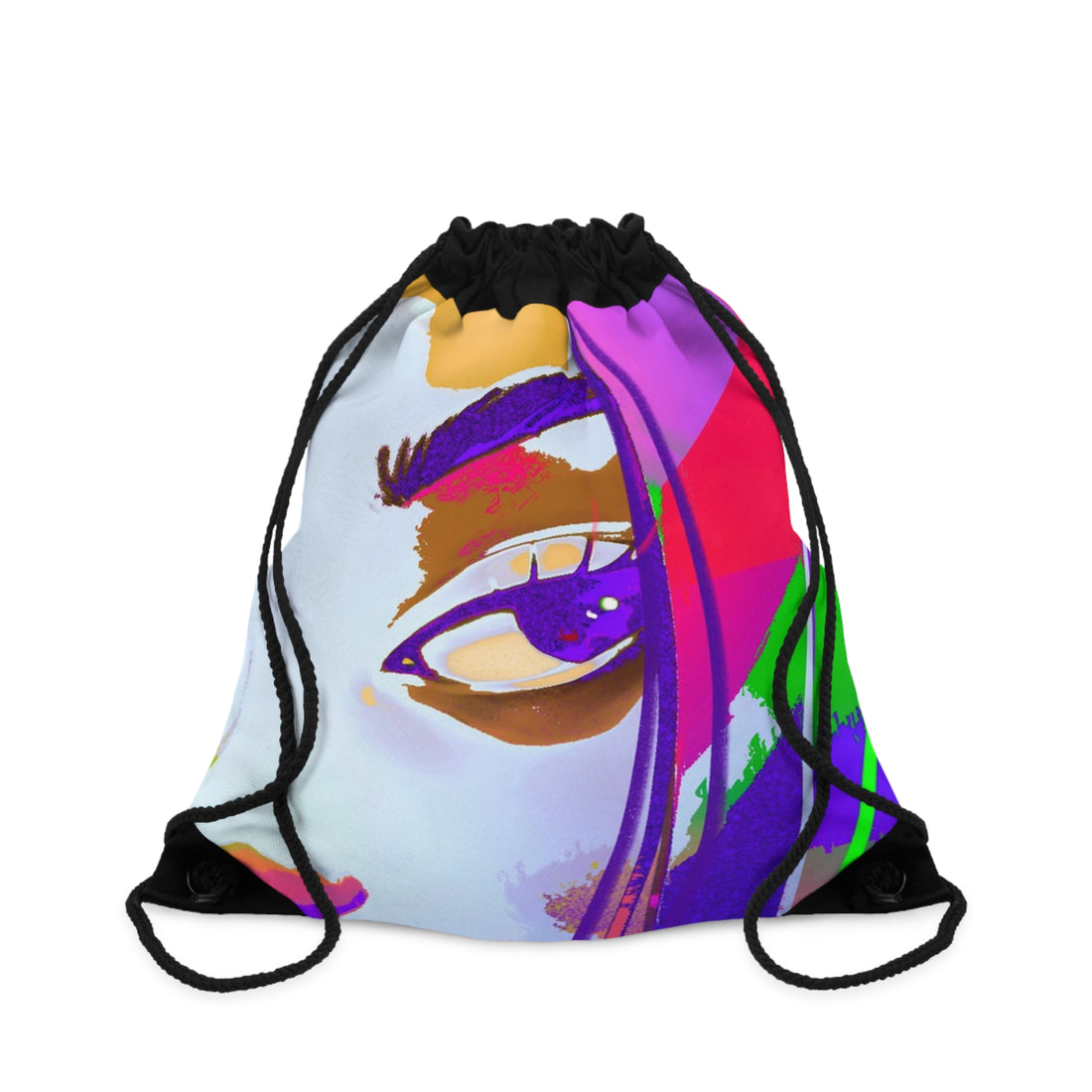 Simulacra Beauty Drawstring Bag