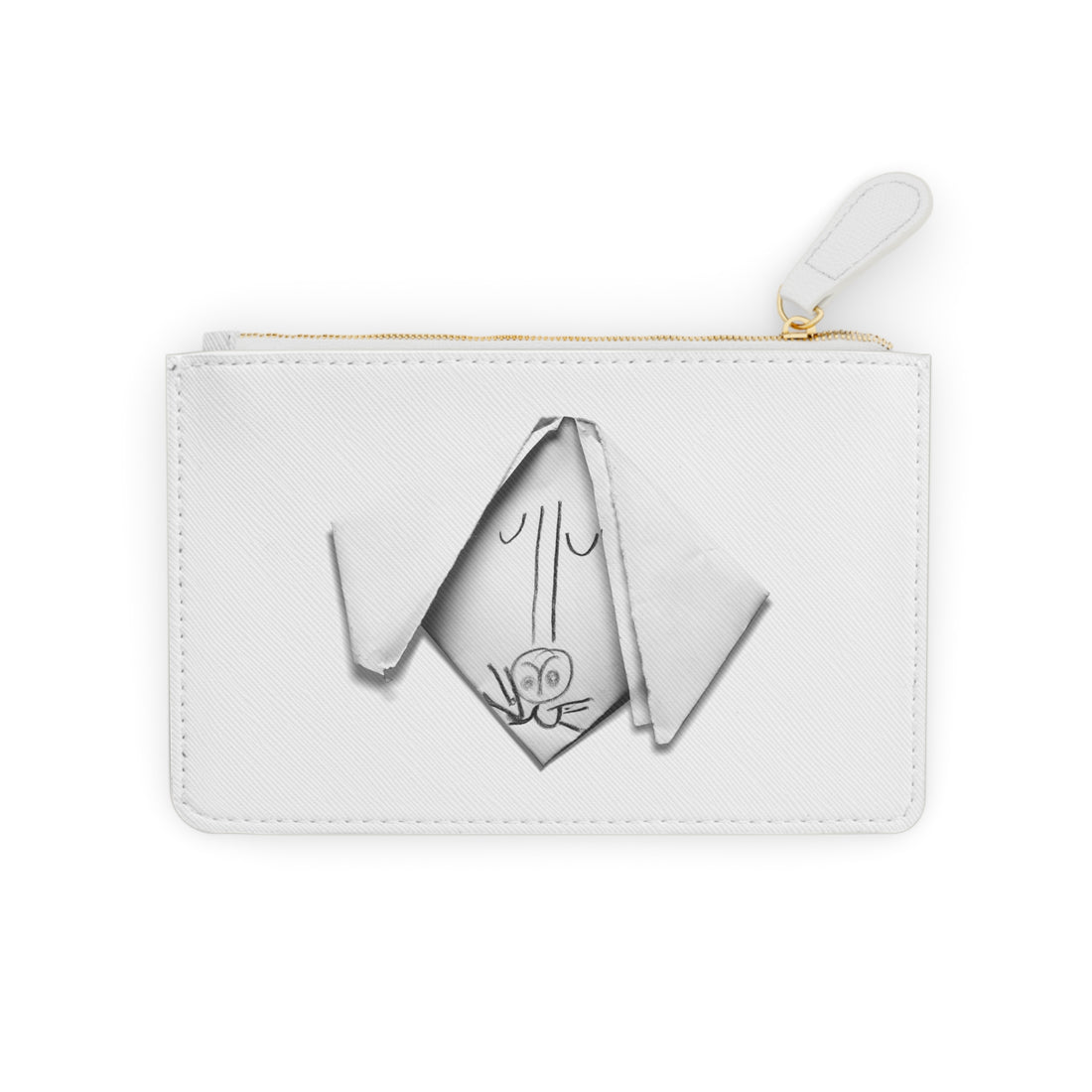 Origami Dog Mini Clutch Bag