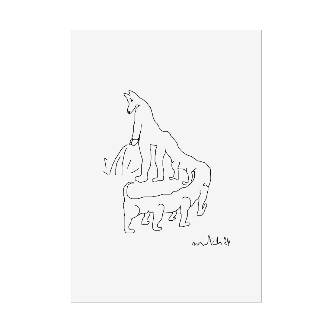 Canine Centipede Poster
